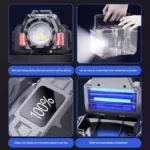 Lampe Frontale LED Rechargeable HX-915S Ultra Puissante 200lm - الصورة 2