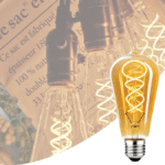 Lampe E27 Décoratif 4W ST64 – Ampoule LED Vintage
