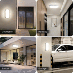 Hublot LED 12W Oval avec Détecteur de movement W3 Wellmax – Éclairage Auto Économe – Image 3