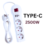 Multiprise Smart 3S 2USB 1 Type-C 2500W