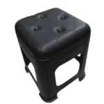 Tabouret plastique style cuir GM confortable