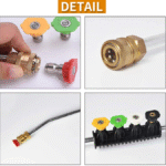 Kit Bec Pistolet Lavage 1/2" et 3/4". 4pcs Réglable – Image 2