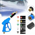 Pistolet Nettoyeur Court Bleu Lux 4 Têtes PSBL