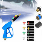 Pistolet Nettoyeur Court Bleu Lux 4 Têtes PSBL – Image 2