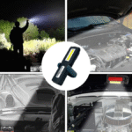 Lampe Torche Rechargeable  300 lum 3W  3-5 heures YAE4013 HonestPro – Image 2