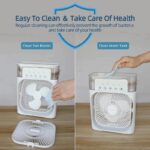 Mini Ventilateur et refroidisseur L'air humide et parfumé USB Rechargeable 10W – Image 5