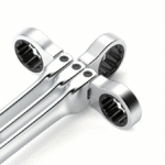 Clé mixte à cliquet articulé 19mm 180° Ding Qi – Polyvalente Pro – Image 2