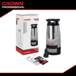 Pompe Vide Cave Immergée 1200W 6300 l/h 7m 44m CT35047 Crown
