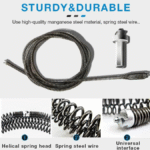 Ressort déboucheur visseuse 3M 6 mm – Furet canalisation flexible - الصورة 2