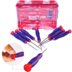 Jeu Tournevis Précision 7pcs Emtop