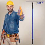 ⁦Manche télescopique 3m aluminium Metal Tools Abdo TA-08989⁩ - الصورة ⁦2⁩