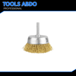Brosse métallique bombée 75mm 6mm dorée TA 00128 TOOLS ABDO
