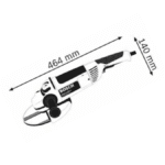 tronçonneuse 230mm 2400w 6500 tr/min gws24-230 Bosch pro - الصورة 2