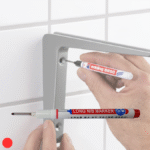 Marqueur Construction Permanent Rouge GRM Indélébile