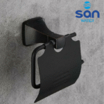 Porte-papier hygiénique alu noir SAN WATER - الصورة 2