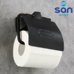 Porte-papier hygiénique alu noir SAN WATER