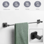 Porte-serviette aluminium gris 8497-G SAN-WATER – Image 2