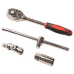 Kit bras cliquet pivotant 3/8" 4 pièces KINGQUEEN