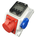 Tableau chantier 1P 4x32A + 2 prises TP – IP44