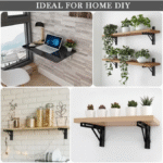 Equerre Pliable 10" Démontable à Bouton Noir LUX – Image 2