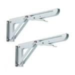 EQUERRE PLIABLE 10" A BOUTON BLANC LUX 02PCS - Image 1 - SOGEDIM Market