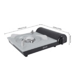 RECHAUD CAMPING VALISE NOIR EXTRA PLAT LUX - Image 2 - SOGEDIM Market