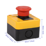 Boîte avec Bouton Arrêt d'Urgence Électrique Sécurisé – Image 3