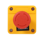 Boîte avec Bouton Arrêt d'Urgence Électrique Sécurisé – Image 2