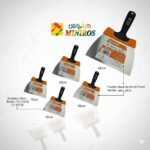 ⁦Miniros Grattoir 12 cm Inox Lame Galbée⁩ - الصورة ⁦3⁩