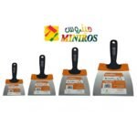 Miniros Grattoir 12 cm Inox Lame Galbée