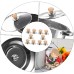 boutons de - BOUTONS DE COUVERCLE DE CASSEROLE EN BOIS - SOGEDIM Market