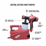 PISTOLET PEINTEUR ELECT.1.8MM 650W 700ML DASTOOL - Image 3 - SOGEDIM Market