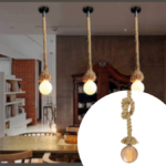 douille e27 - DOUILLE E27 DECORE CORDE HALFA 1M - SOGEDIM Market