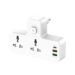 [NO 329] FICHE ADAPTATEUR DOUBLE +USB+INT 2500W QIAO SHENG - Image 2 - SOGEDIM Market