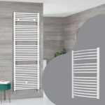 seche serviette - SECHE SERVIETTE  ALU BLANCHE 100/45 RADIAL - SOGEDIM Market