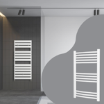 seche serviette - SECHE SERVIETTE  ALU BLANCHE  80/45 RADIAL - SOGEDIM Market