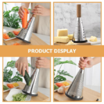 RAPE INOX A POIGNEE 3 FACES OVAL HTC HOME - Image 4 - SOGEDIM Market