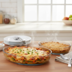 PLAT AU FOUR OVAL EN VERRE 2PCS BYS - Image 2 - SOGEDIM Market