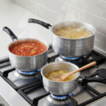 SERIE CASSEROLES 3PCS 12/14/16 ALUMINIUM - Image 1 - SOGEDIM Market