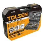 CAISSE A CLIQUET 1/2'' 3/8'' 1/4'' 216PCS 15147 TOLSEN - Image 3 - SOGEDIM Market