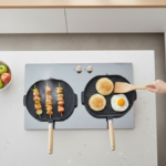 POELE DOUBLE FACE 33CM BYS KITCHEN - Image 1 - SOGEDIM Market