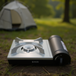 RECHAUD CAMPING VALISE NOIR EXTRA PLAT LUX - Image 1 - SOGEDIM Market