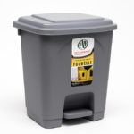 POUBELLE A PEDALE 40L GRIS AZIZA PLAST - Image 2 - SOGEDIM Market