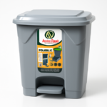 poubelle a - POUBELLE A PEDALE 40L GRIS AZIZA PLAST - SOGEDIM Market Algérie