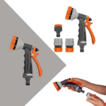 PISTOLET D'ARROSAGE+2RACC TRAMONTINA