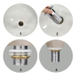 BANDE LAVABO A POUSSOIR FIRMER GM 55-278 – Image 2