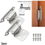 CHARNIER MEUBLE APPARENT CHROME 2PCS – Image 2