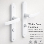 ENSEMBLE POIGNEE WC ALUM BLANC GEVISS - Image 1 - SOGEDIM Market