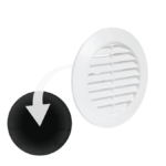 GRILLE D'AERATION ROND S110 PLAST. DQM – Image 3