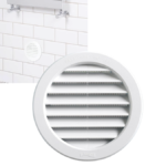 GRILLE D'AERATION ROND S110 PLAST. DQM